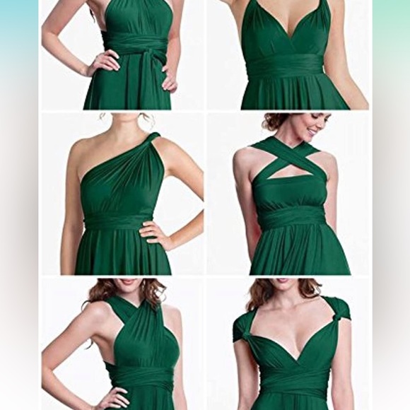 Multi wear floor length tie dress - Picture 6 of 7